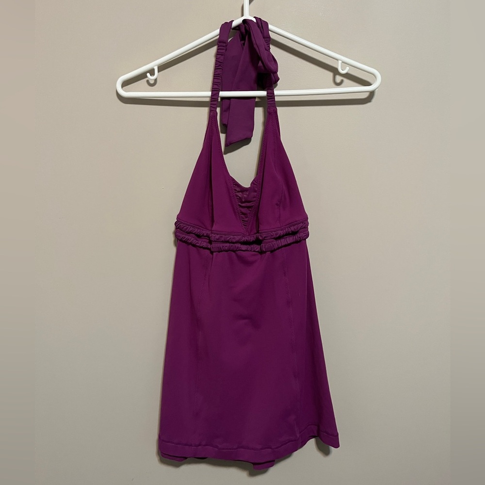 Lululemon Purple Halter Tank Top, size 6